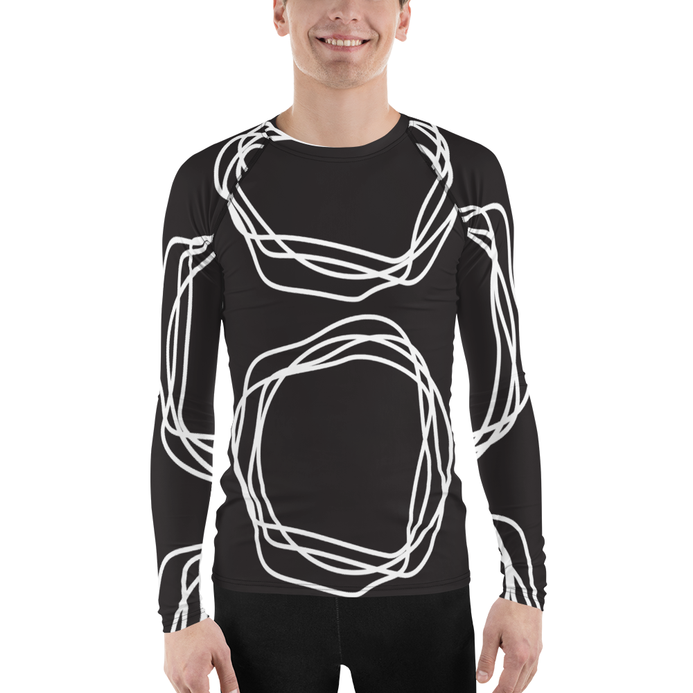 White Flowers | Men's Rash Guard