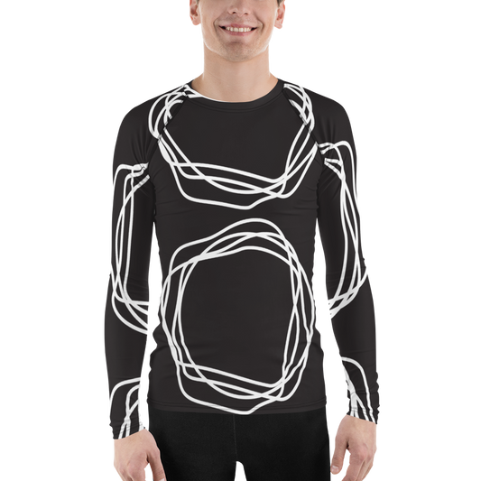 White Flowers | Men's Rash Guard