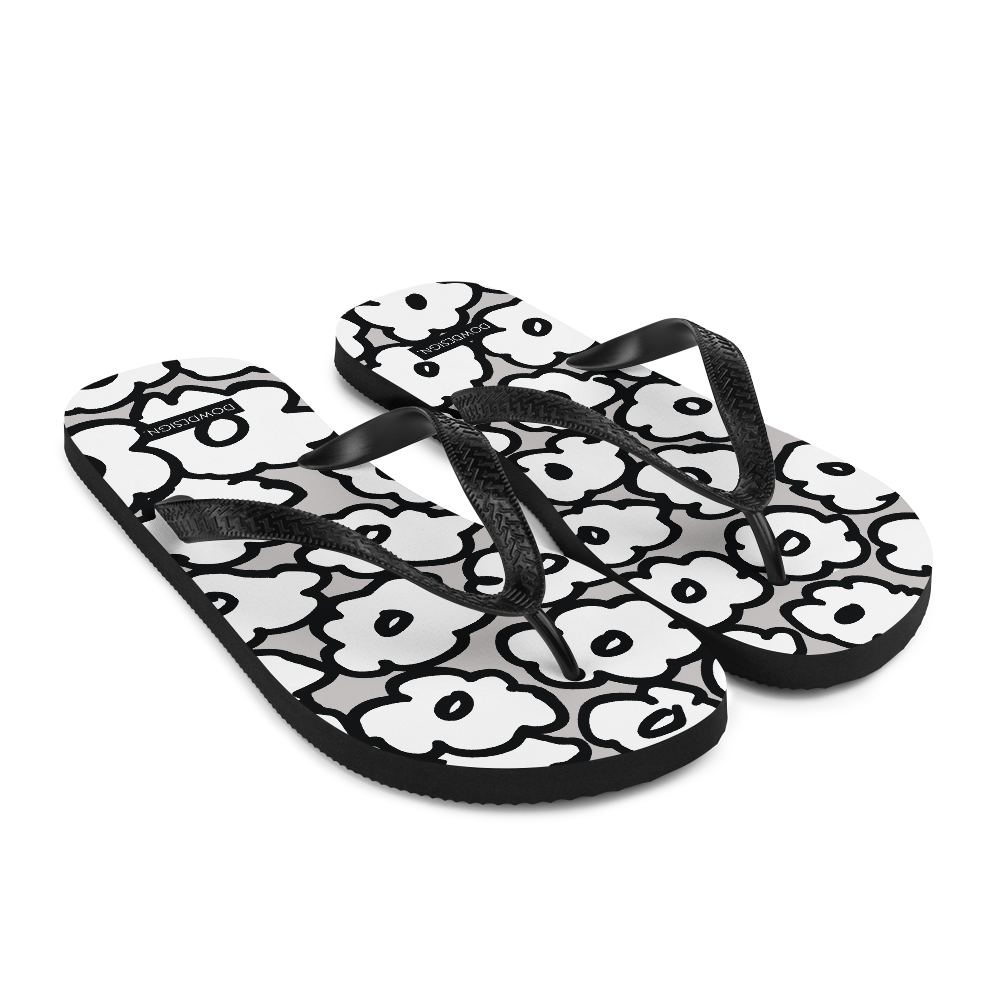 Happy White Flowers | Flip-Flops