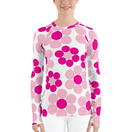 Happy Flowers Ornament | Women's Rash Guard