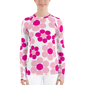 Happy Flowers Ornament | Women's Rash Guard