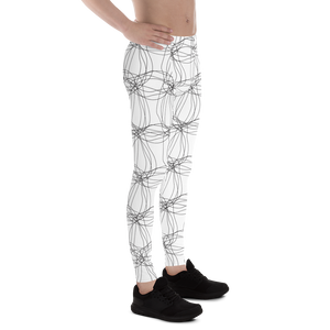 Ornament Graphic Flowers | Men's Leggings