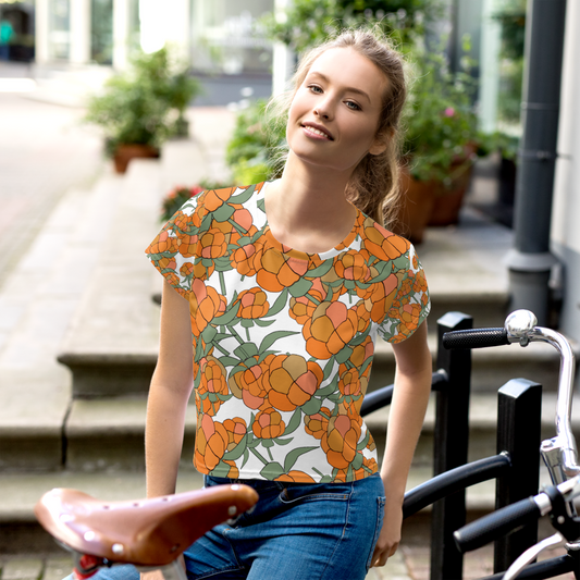 Lakka Ornament Black | Crop Tee