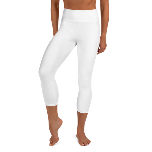 Happy Pastel Flowers | Yoga Capri Leggings