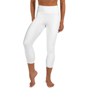 Happy Pastel Flowers | Yoga Capri Leggings