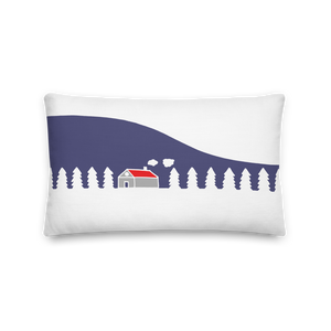 Home In White Forest | Pillow