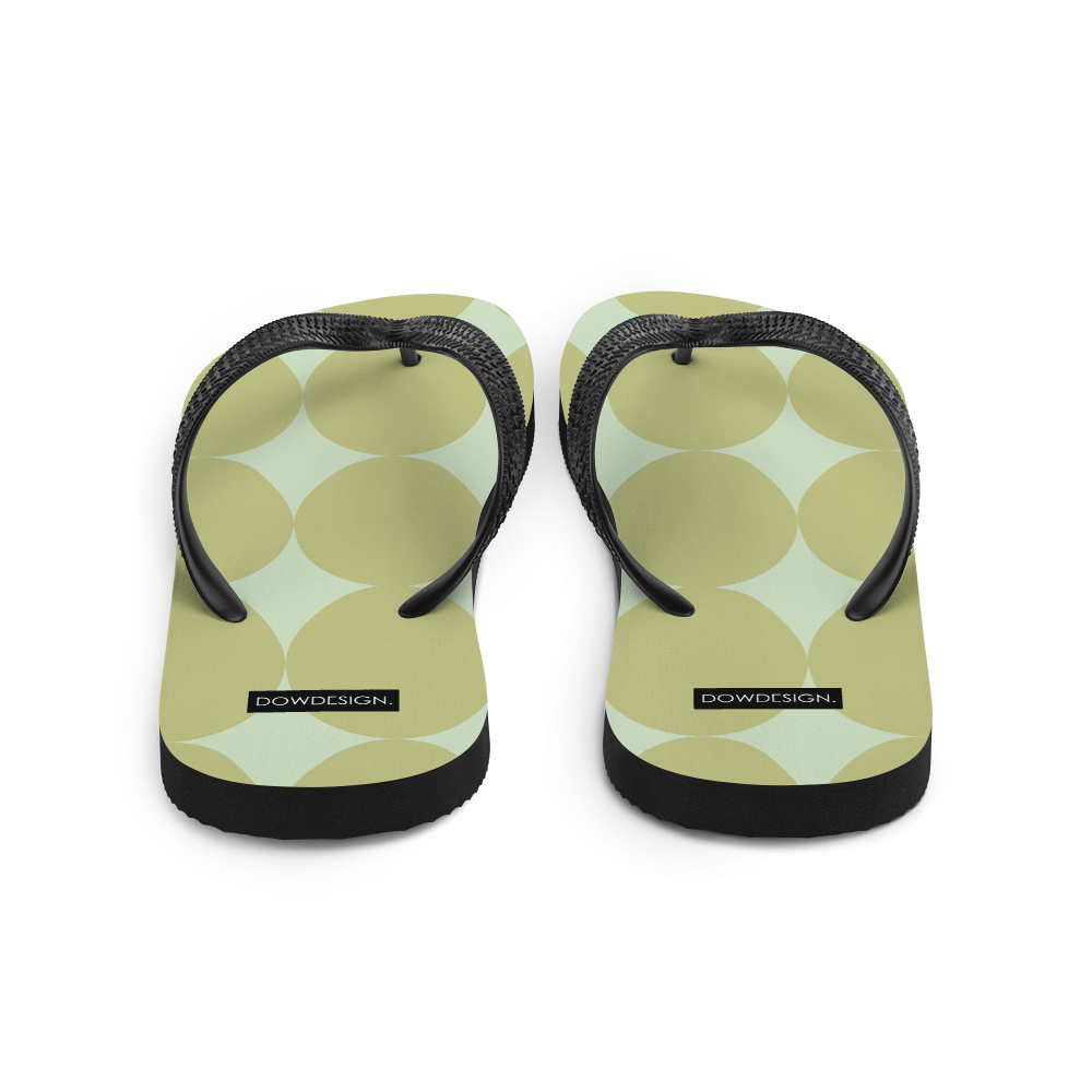 Easter Pattern Olive | Flip-Flops