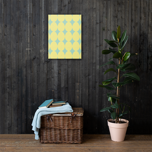 Easter Pattern Yellow | Canvas