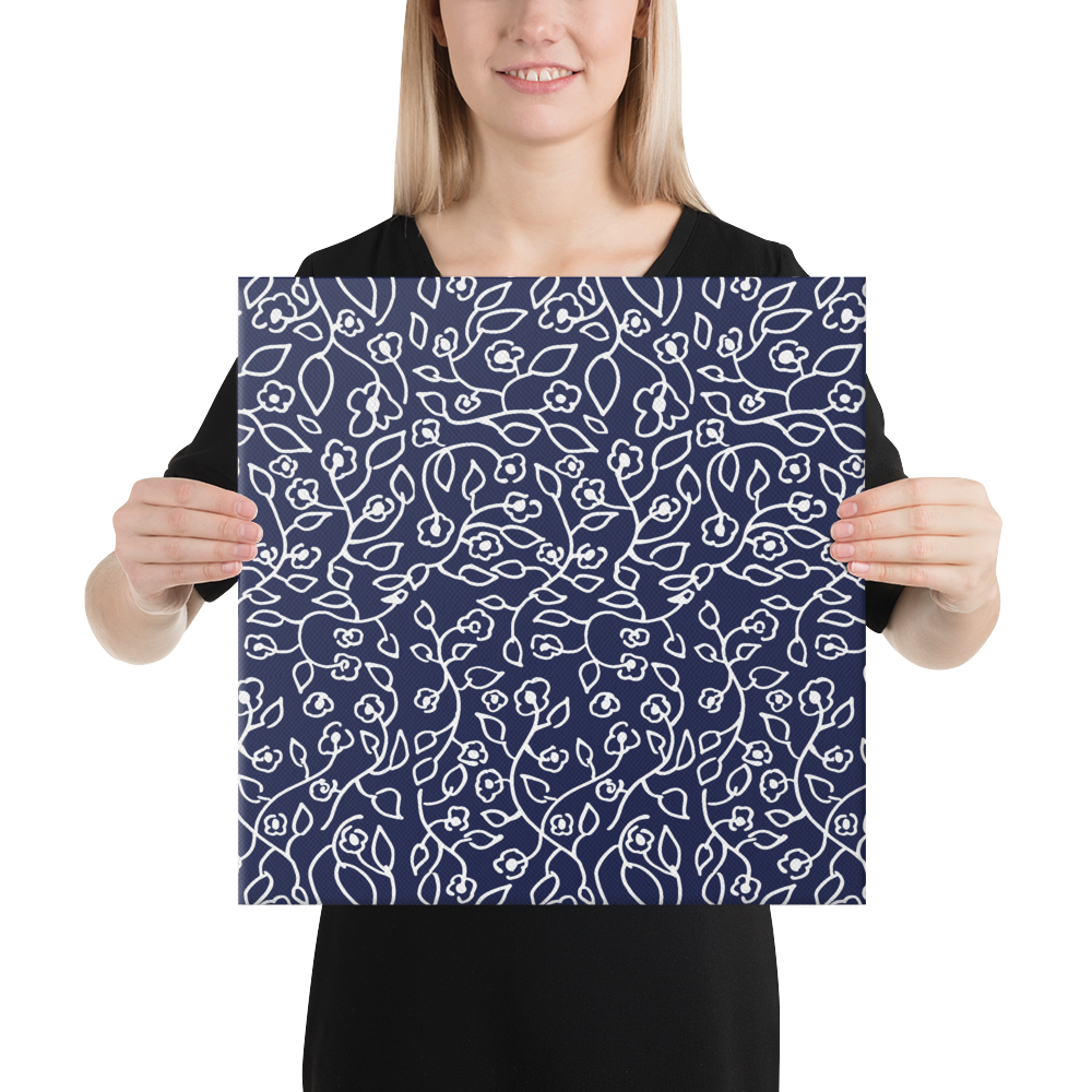 White Small Flowers | Canvas