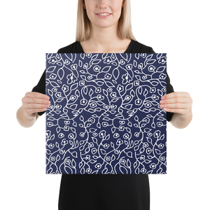 White Small Flowers | Canvas