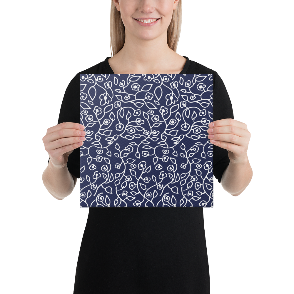 White Small Flowers | Canvas