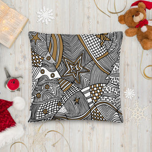 Christmas Graphic Ornament | Pillow