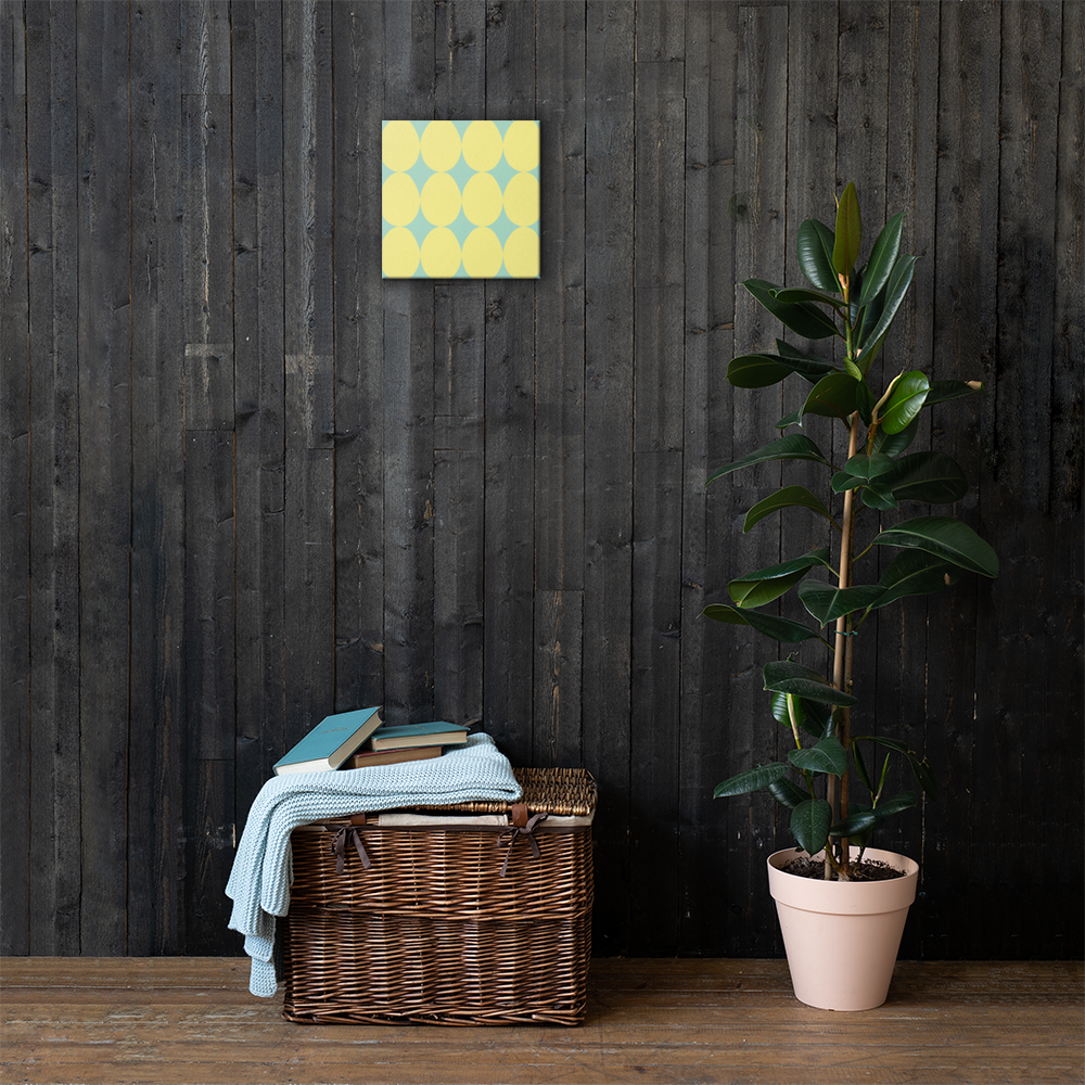 Easter Pattern Yellow | Canvas