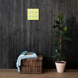 Easter Pattern Yellow | Canvas