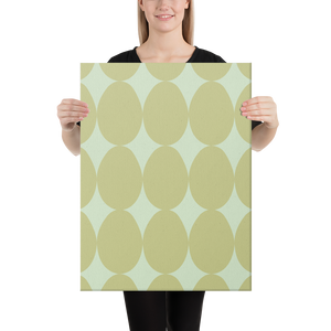Easter Pattern Olive | Canvas