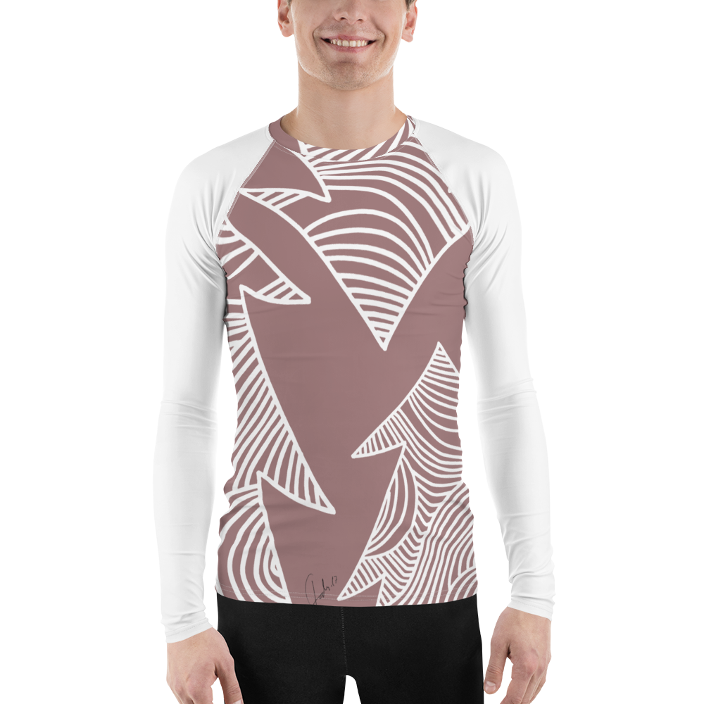 Christmas Pastel Ornament | Men's Rash Guard