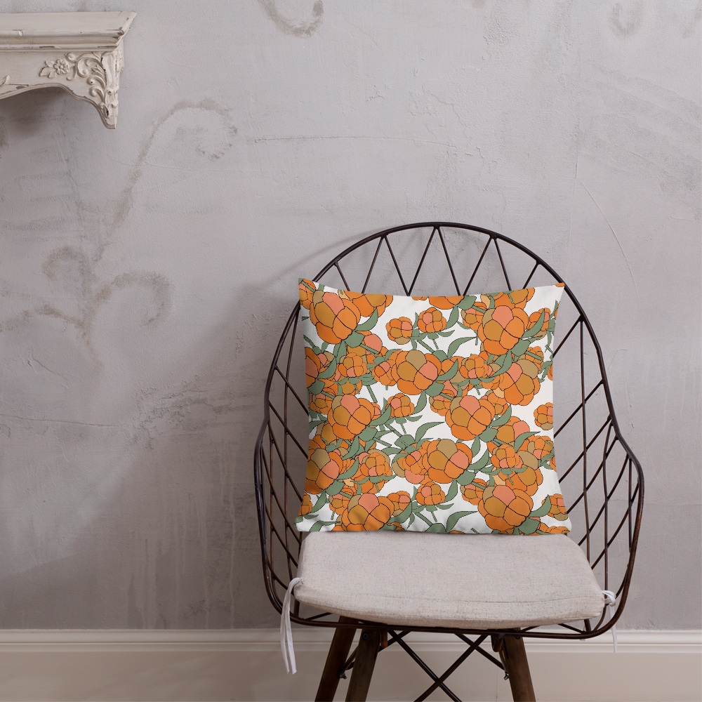 Lakka Ornament Black | Pillow