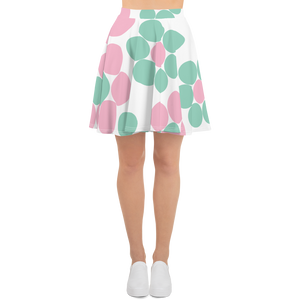 Happy Pastel Flowers | Skater Skirt