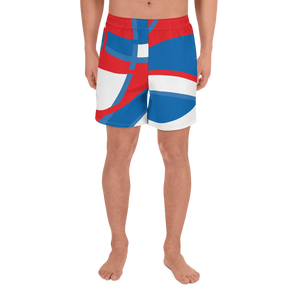 Red, White and Blue | Men's Athletic Long Shorts