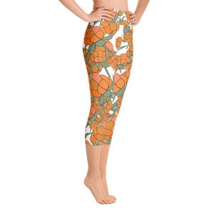 Lakka Ornament Black | Yoga Capri Leggings