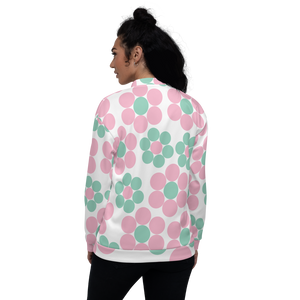 Happy Pastel Flowers | Bomber Jacket