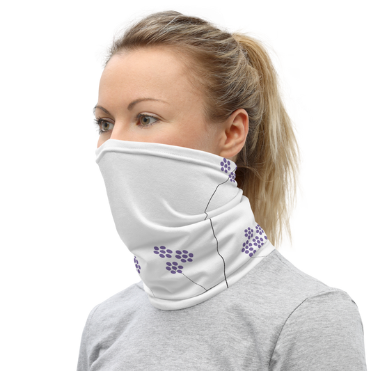 Purple Small Flowers | Neck Gaiter