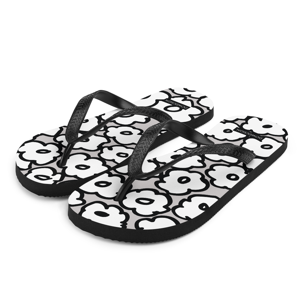 Happy White Flowers | Flip-Flops
