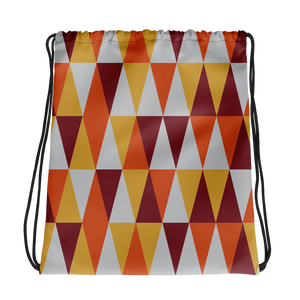 Autumn Triangles | Drawstring Bag