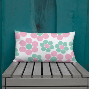Happy Pastel Flowers | Pillow