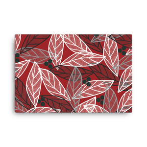 Christmas Leaves | Canvas