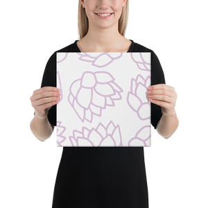Pink Pastel Flowers | Canvas