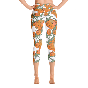 Lakka Ornament Black | Yoga Capri Leggings