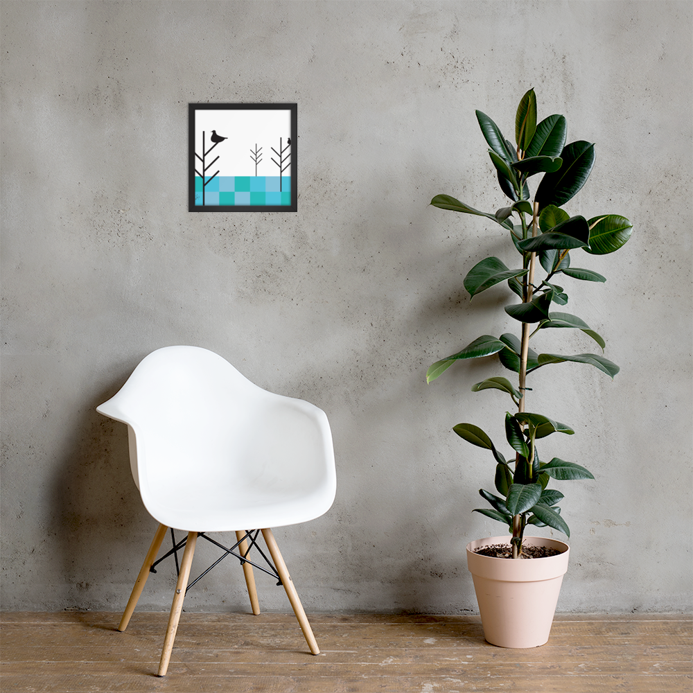 Summer Birds | Framed Poster