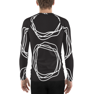 White Flowers | Men's Rash Guard