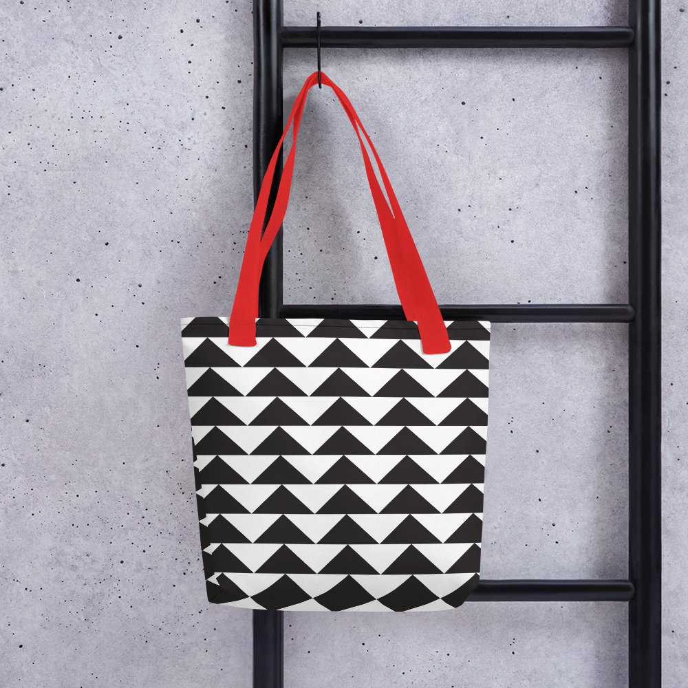 Black and White Triangles | Tote Bag