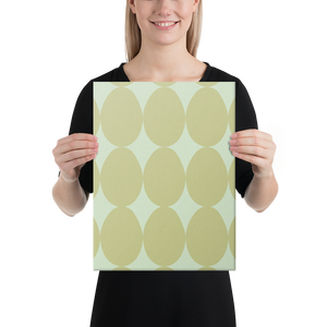 Easter Pattern Olive | Canvas