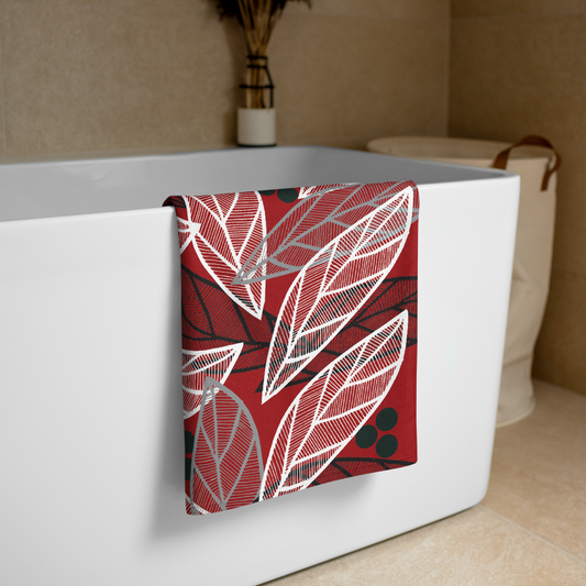 Christmas Leaves | Towel
