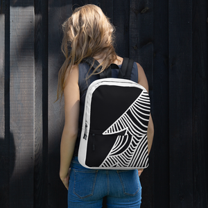 Stars and Trees Black | Backpack