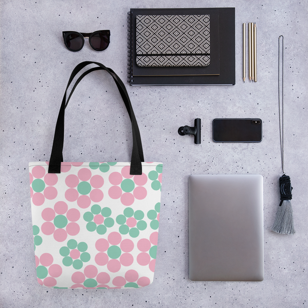 Happy Pastel Flowers | Tote Bag