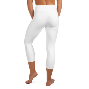 Happy Pastel Flowers | Yoga Capri Leggings