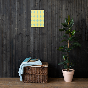 Easter Pattern Yellow | Canvas