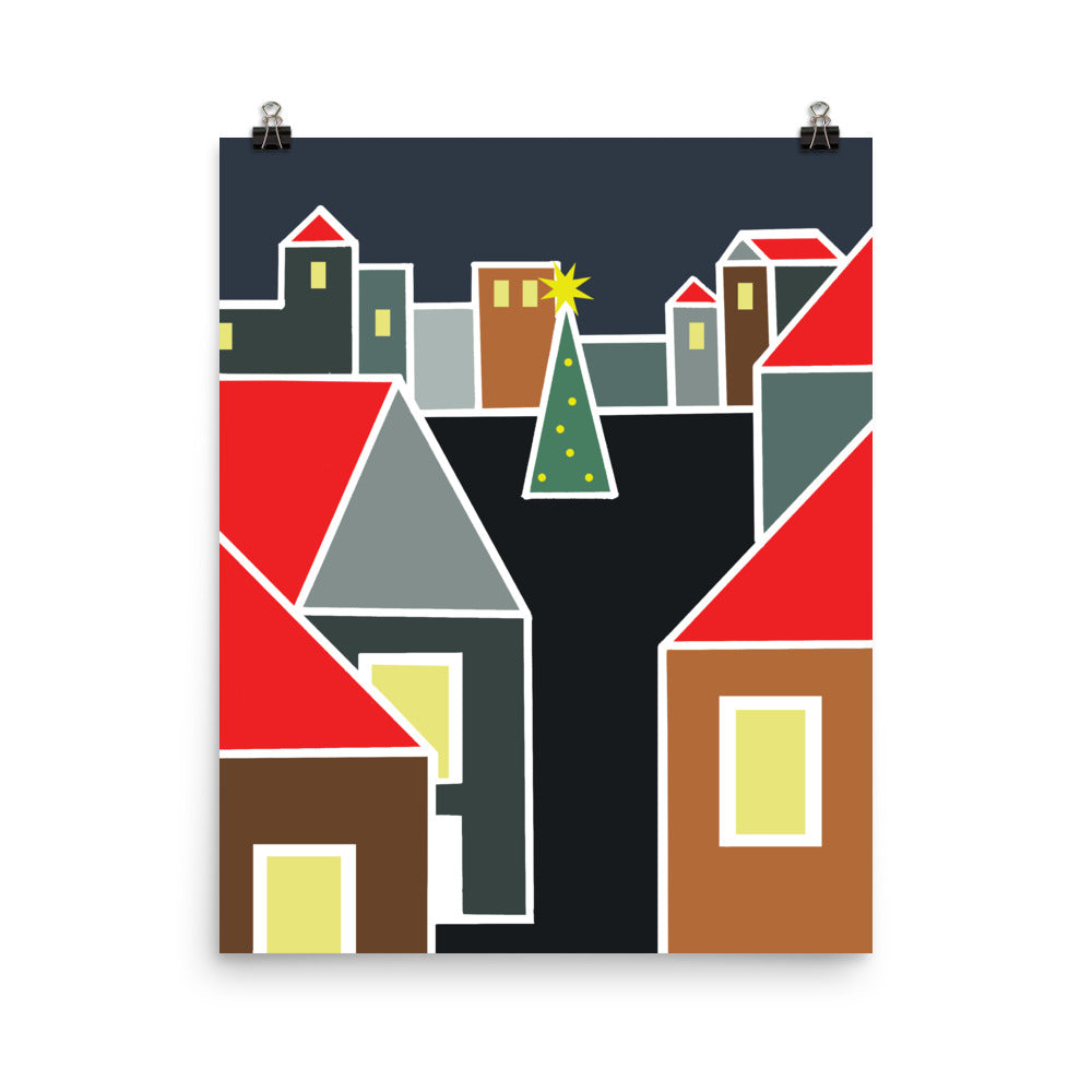December Eve Red | Poster