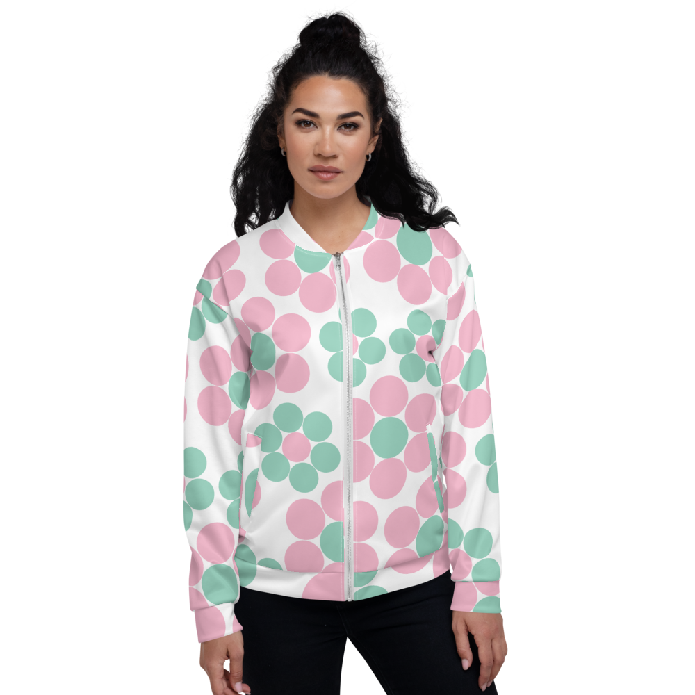 Happy Pastel Flowers | Bomber Jacket