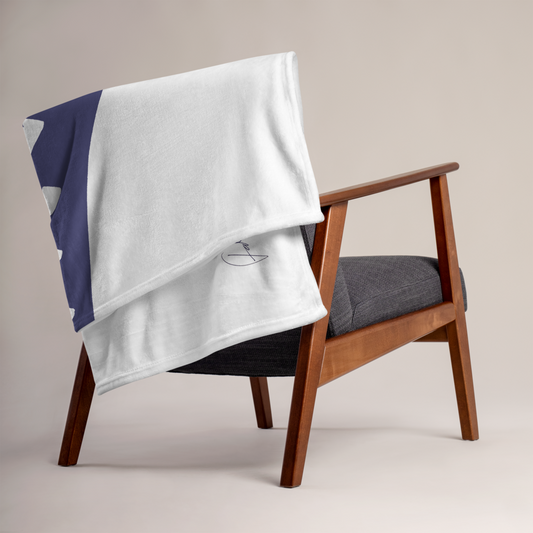 Home In White Forest | Throw Blanket