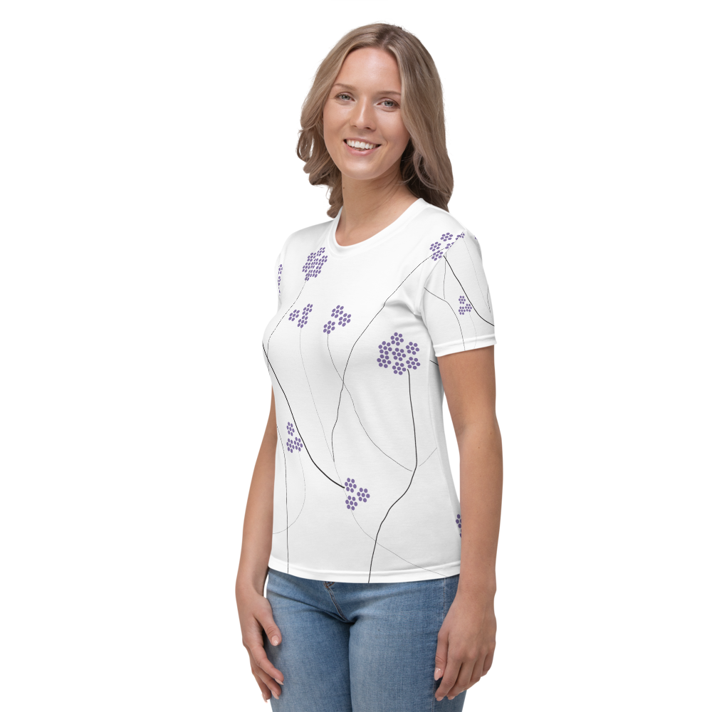 Purple Small Flowers | Women's T-Shirt