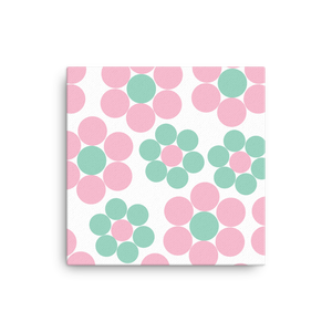 Happy Pastel Flowers | Canvas