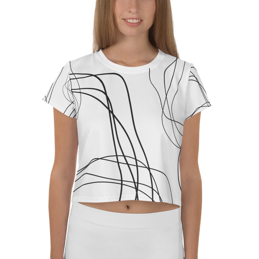 Lines | Crop Tee