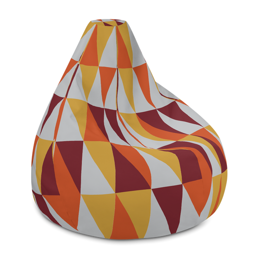 Autumn Triangles | Bean Bag Chair