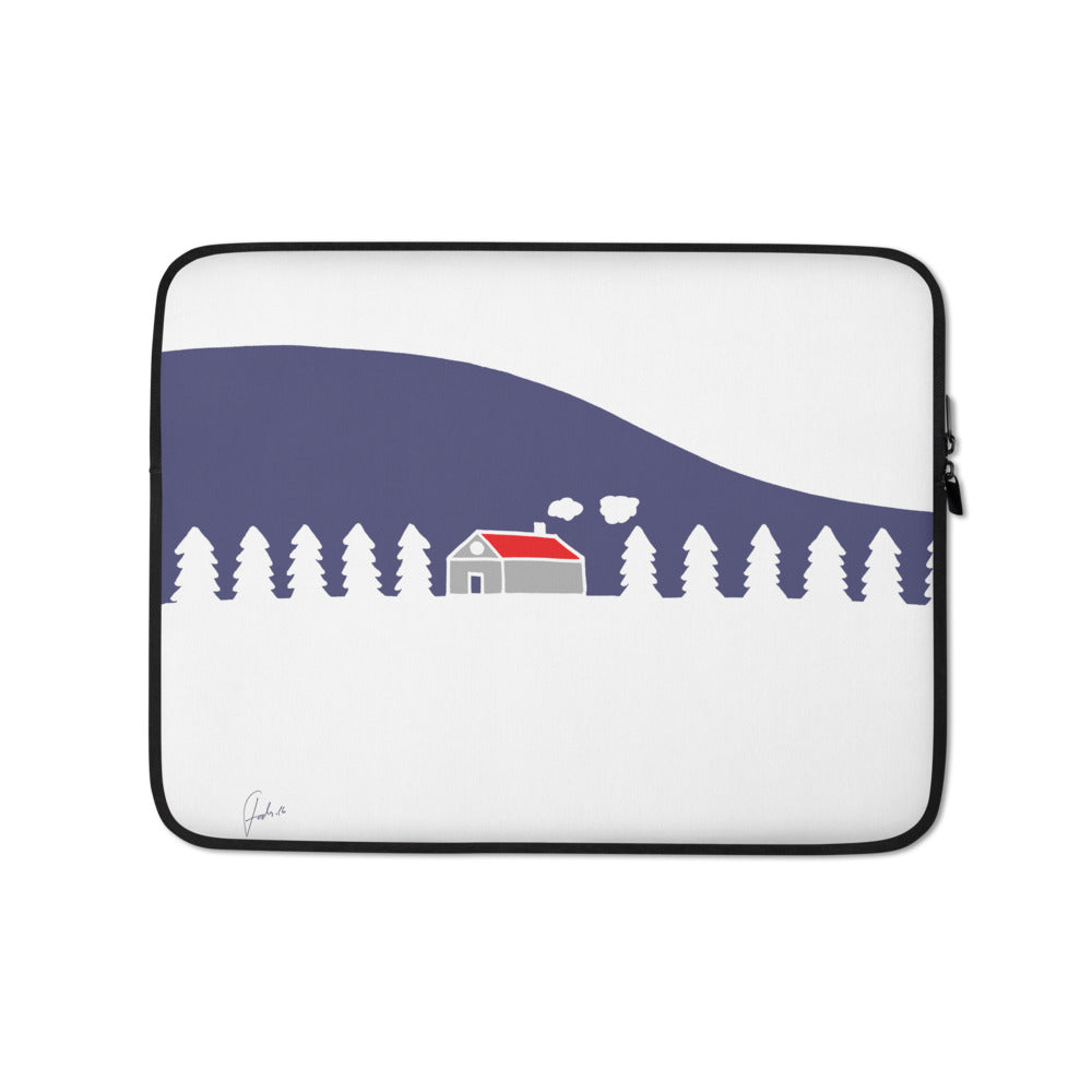 Home In White Forest | Laptop Sleeve