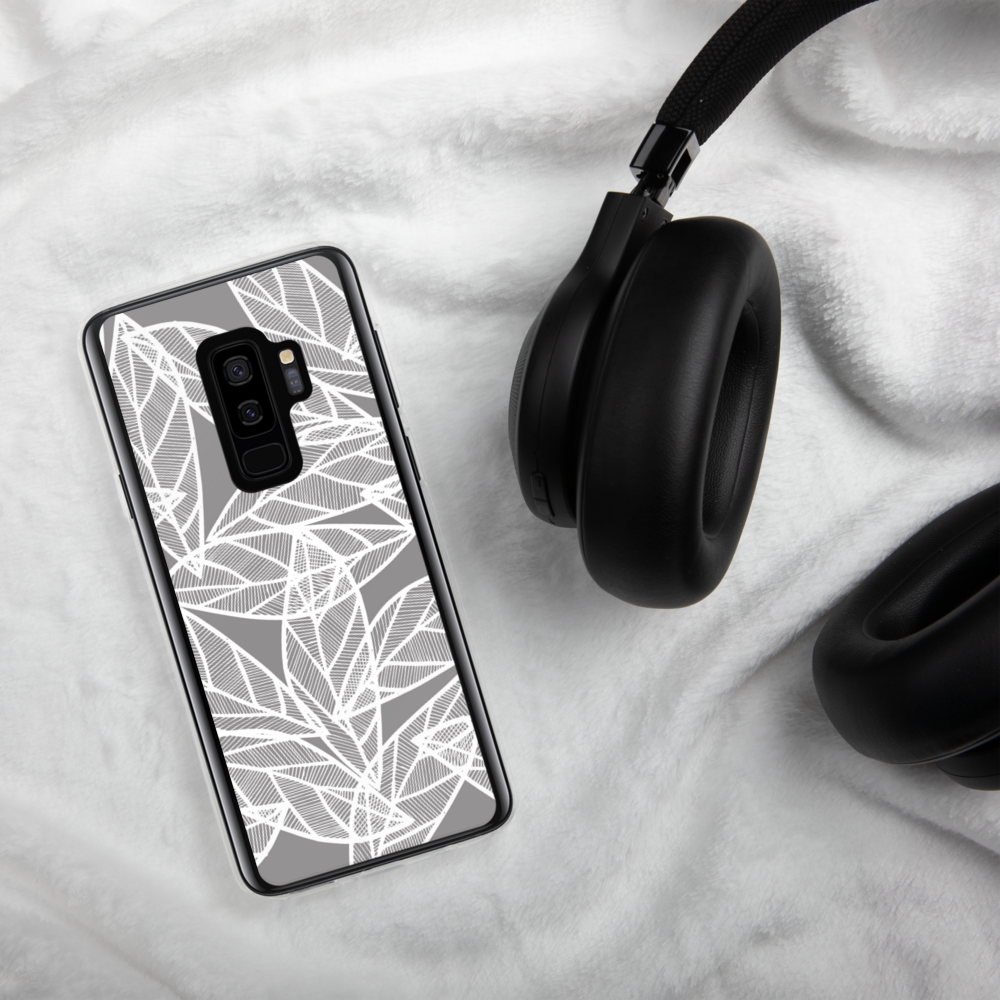 Messy White Leaves | Samsung Case
